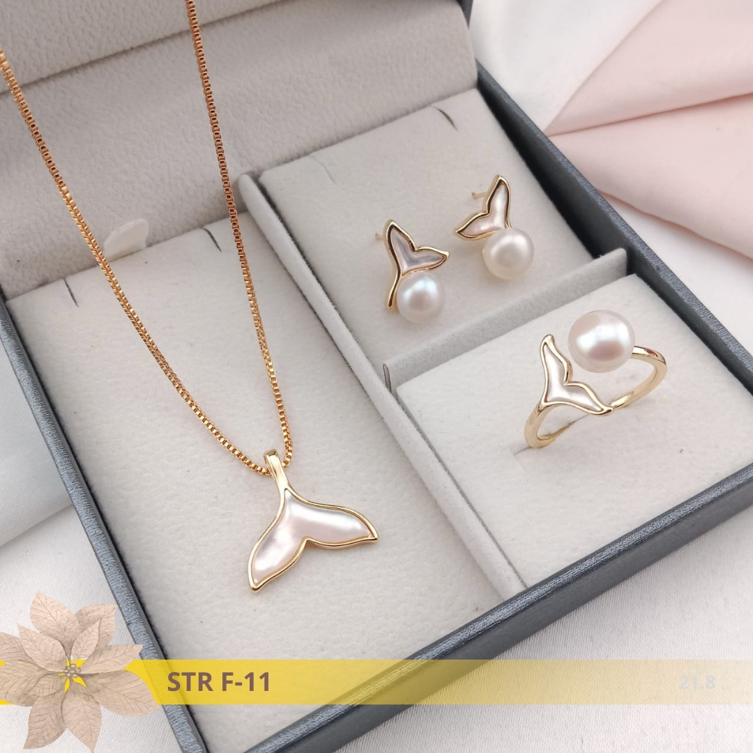 Set Perhiasan Mutiara Lombok STR F-11